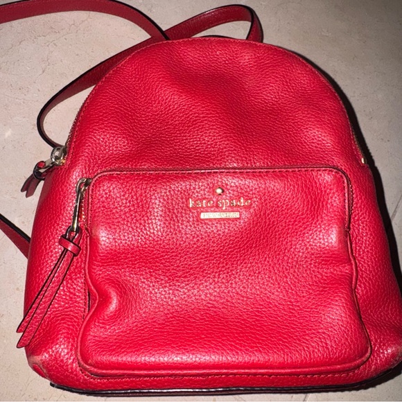 Kate Spade Cherry Red Backpack - Picture 3 of 14